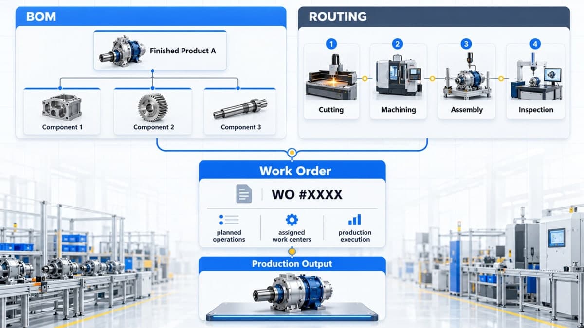 Manufacturing Routing in ERP: How to Map Your Real Production Process